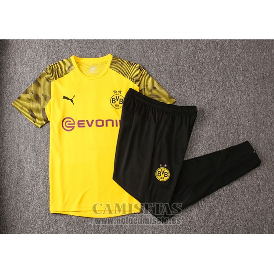 Chandal del Manchester City Manga Corta 2019-2020 Amarillo